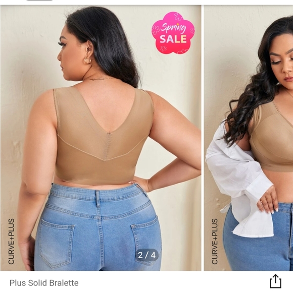 Plus size bralette - Picture 2 of 2